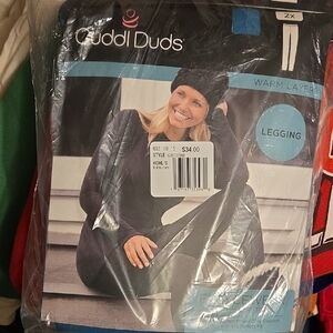 Cuddl Duds Black Warm Layering Set